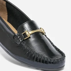 Eram Mocassins/Slippers^Mocassin en cuir verni NOIR