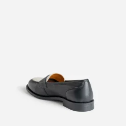 Eram Mocassins/Slippers^Mocassin et beige cuir NOIR