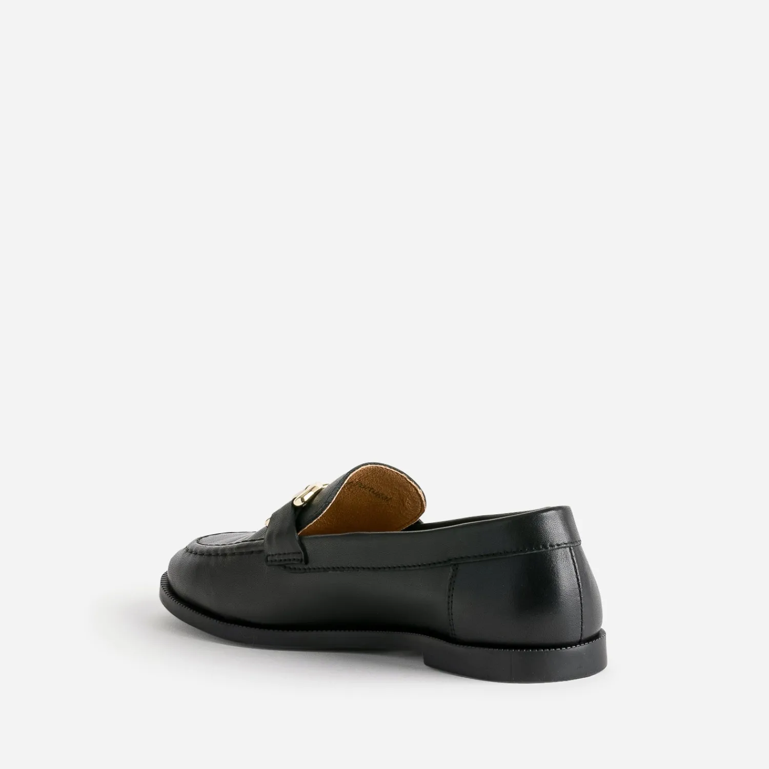 Eram Mocassins/Slippers^Mocassin mors métal doré NOIR