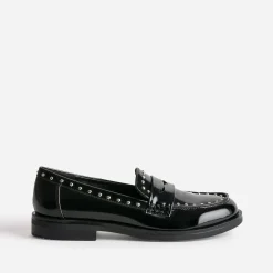 Eram Mocassins/Slippers^Mocassin verni clouté NOIR