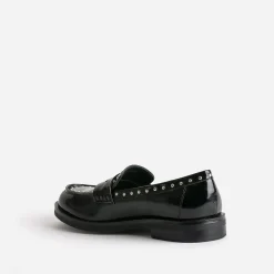 Eram Mocassins/Slippers^Mocassin verni clouté NOIR