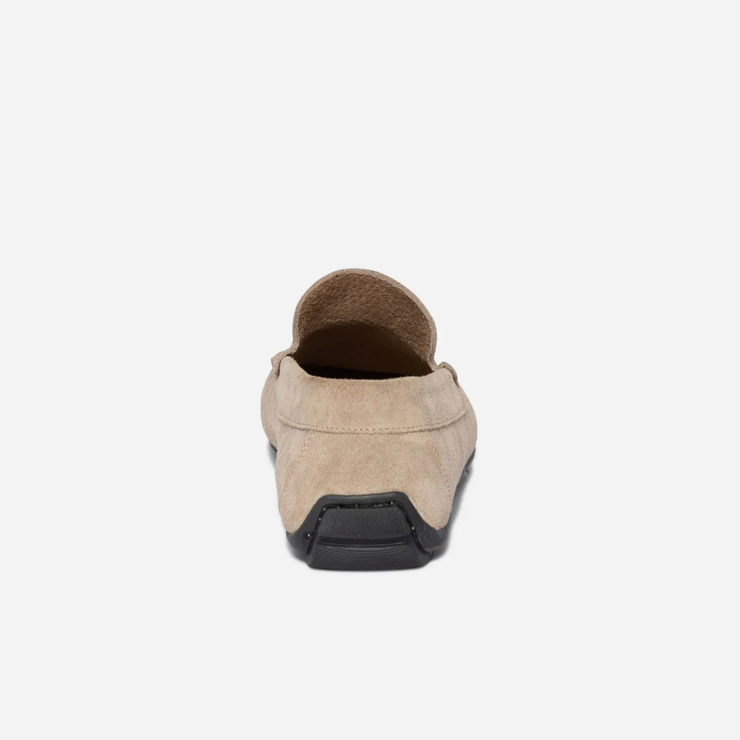 Eram Mocassins^Mocassin en cuir velours TAUPE