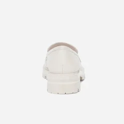 Texto Mocassins/Slippers^Mocassin beige à semelle crantée ECRU