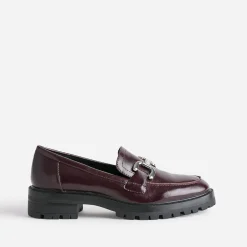 Texto Mocassins/Slippers^Mocassin bordeaux à maxi mors VIOLET