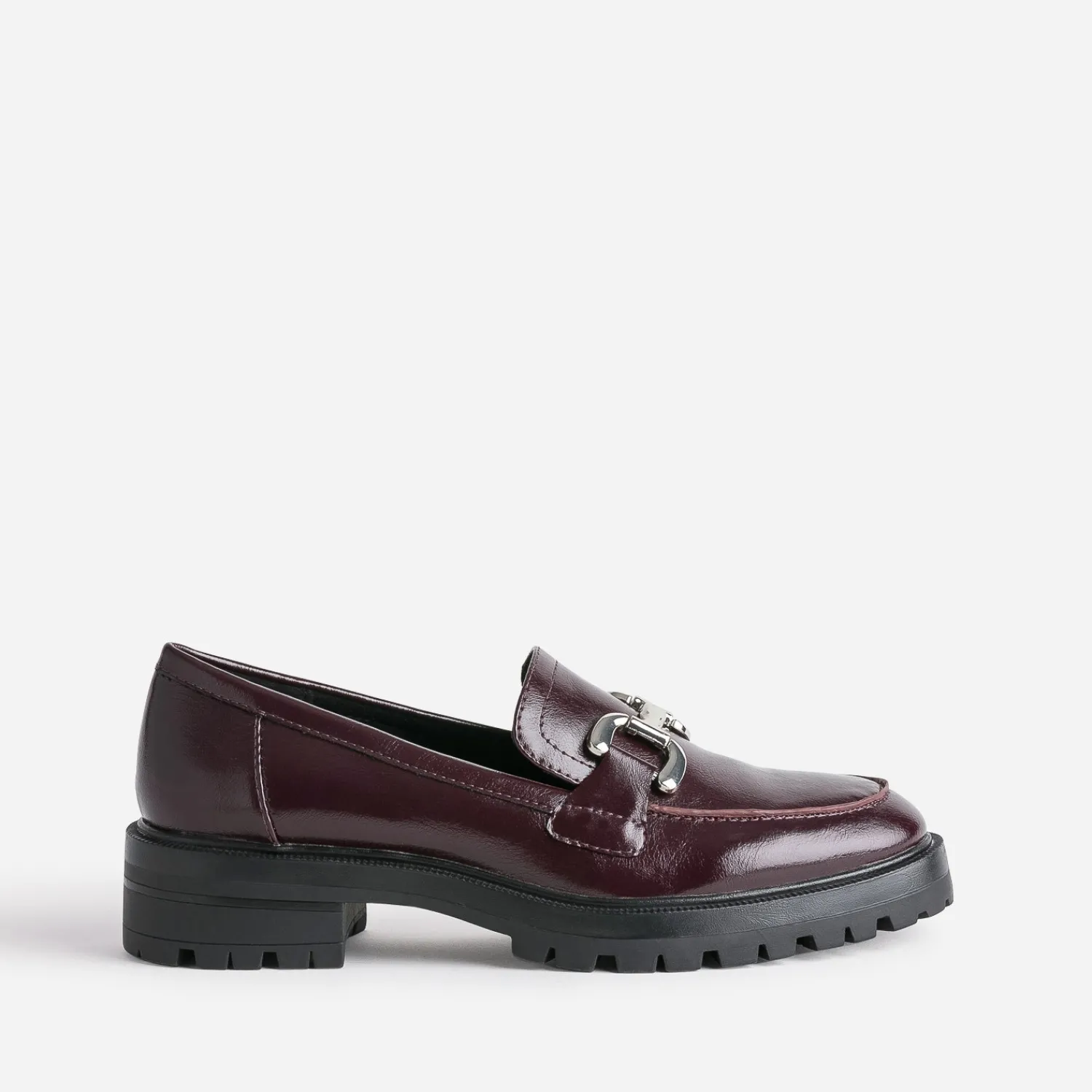 Texto Mocassins/Slippers^Mocassin bordeaux à maxi mors VIOLET