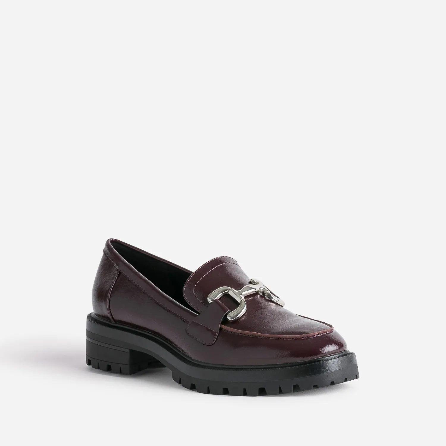 Texto Mocassins/Slippers^Mocassin bordeaux à maxi mors VIOLET