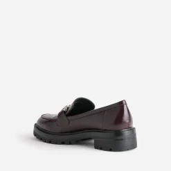 Texto Mocassins/Slippers^Mocassin bordeaux à maxi mors VIOLET