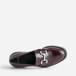 Texto Mocassins/Slippers^Mocassin bordeaux à maxi mors VIOLET
