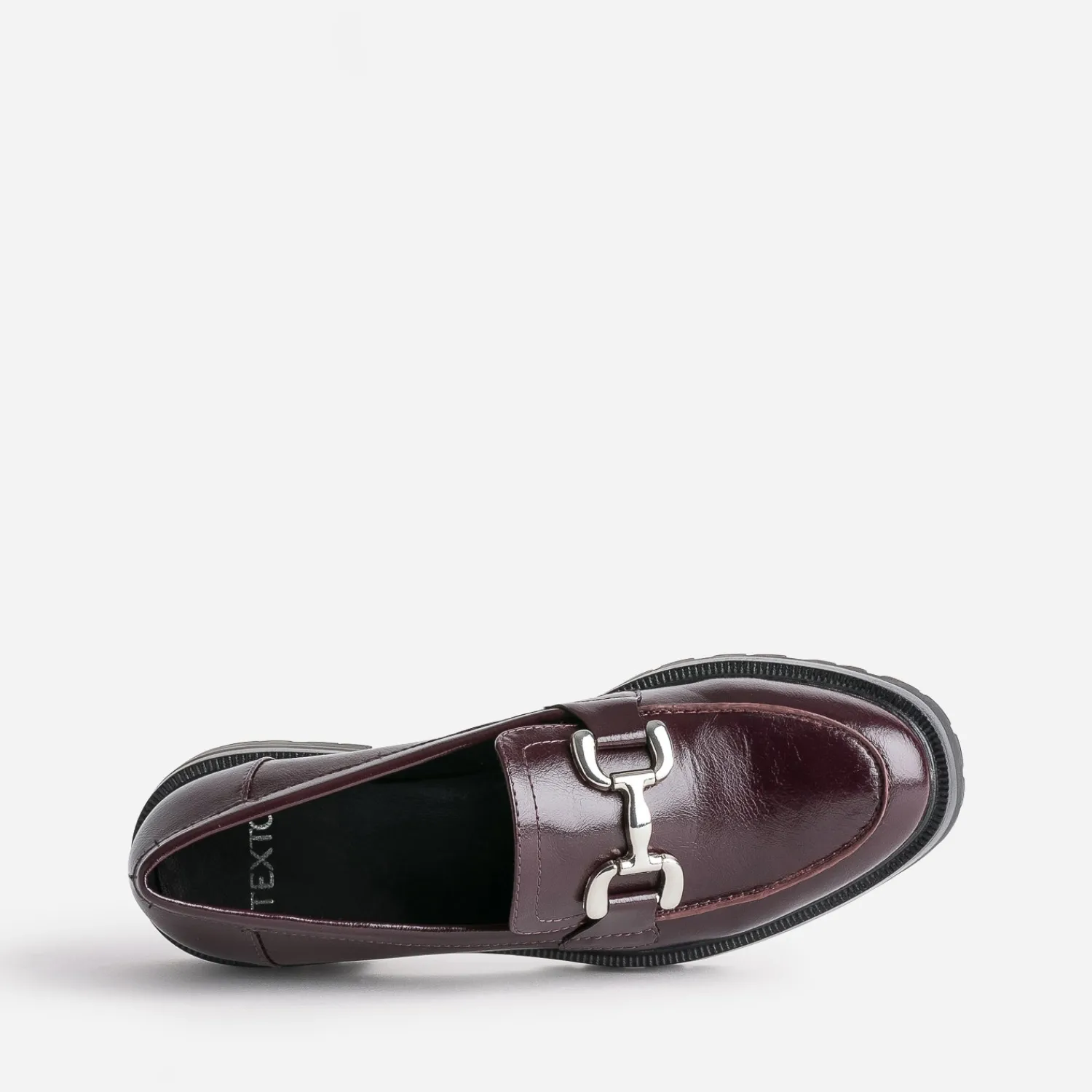 Texto Mocassins/Slippers^Mocassin bordeaux à maxi mors VIOLET