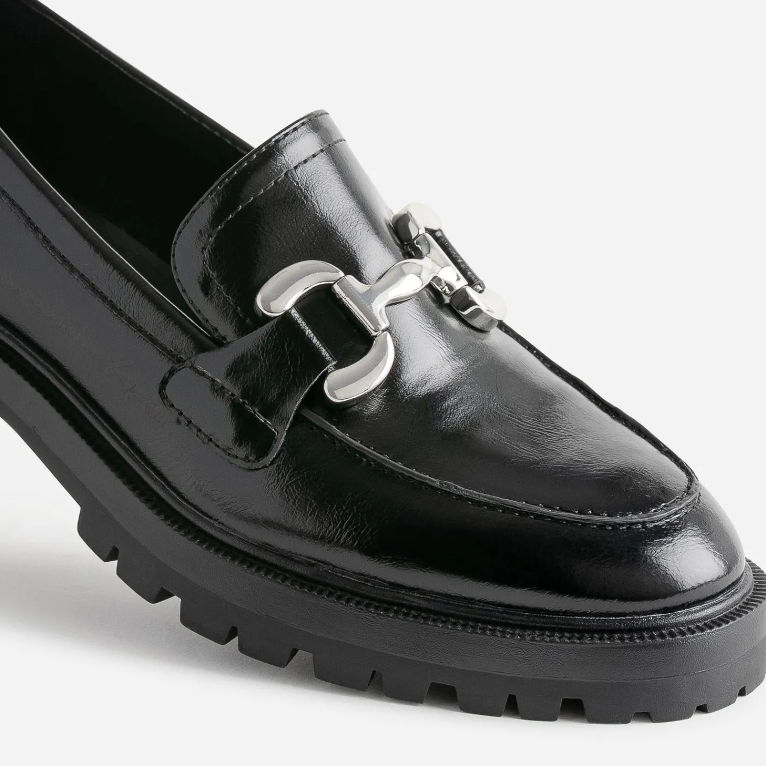 Texto Mocassins/Slippers^Mocassin à maxi mors NOIR