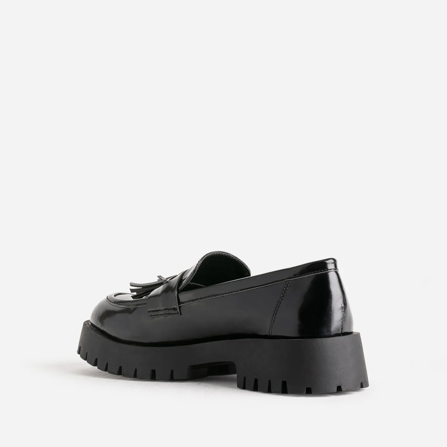 Texto Mocassins/Slippers^Mocassin avec pampille semelle crantée NOIR