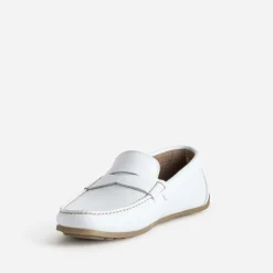 Eram Mocassins^Mocassin-bateau cuir BLANC