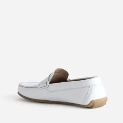 Eram Mocassins^Mocassin-bateau cuir BLANC