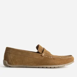 Eram Mocassins^Mocassin-bateau cuir velours COGNAC