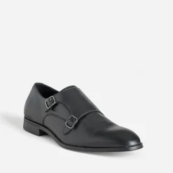 Eram Chaussures De Ville^Monk cuir NOIR