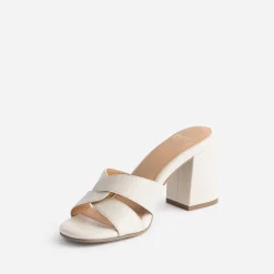 Eram Mules/Tongs|Sandales^Mule à brides croisées BEIGE