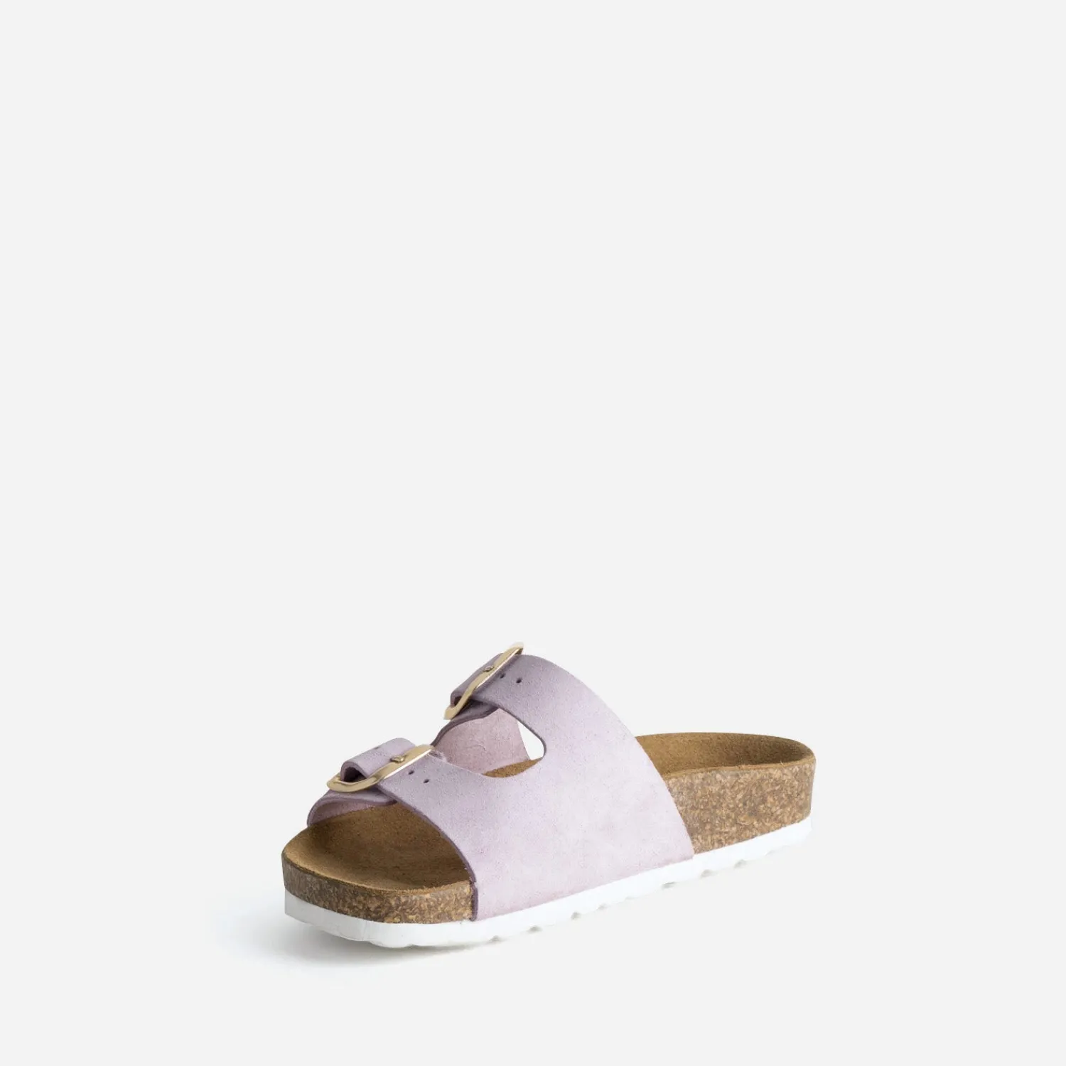 Buggy Sandales^Mule parme cuir velours VIOLET