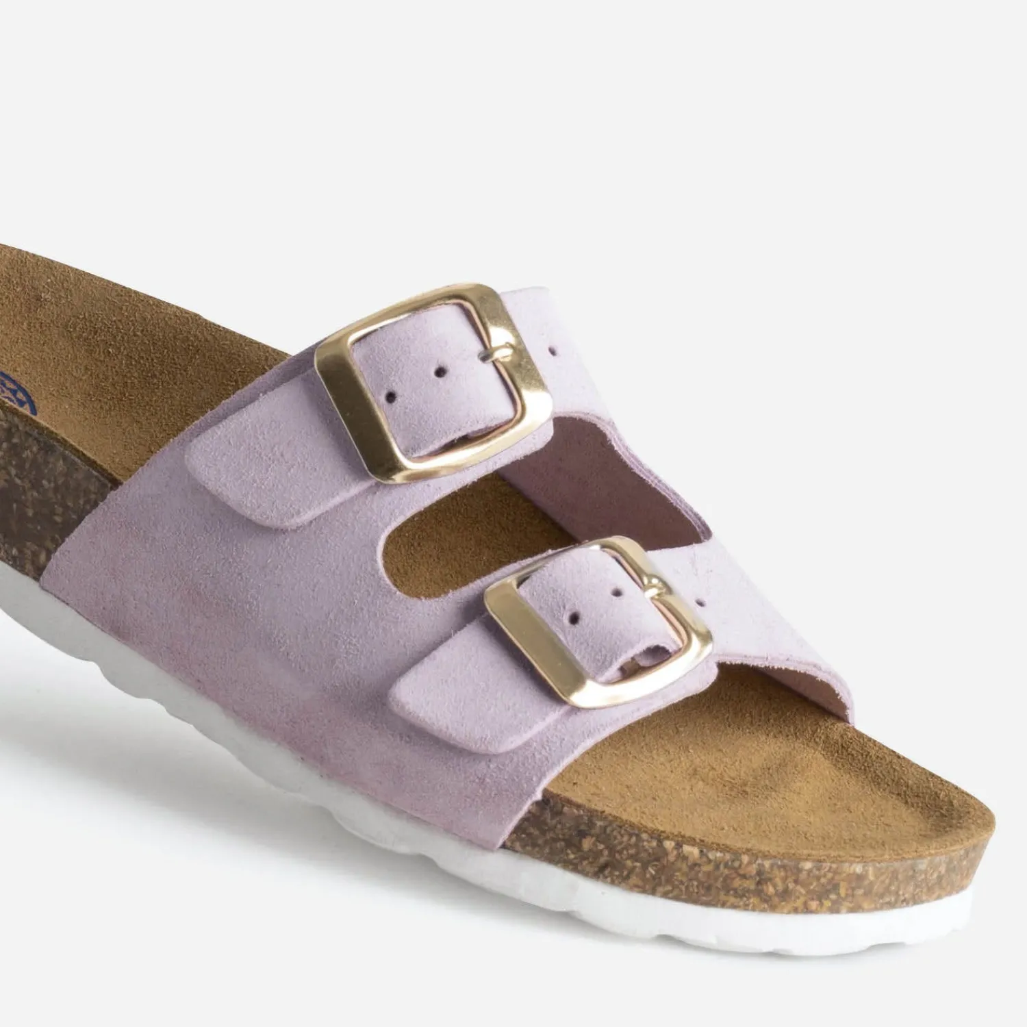 Buggy Sandales^Mule parme cuir velours VIOLET