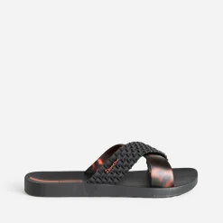 IPANEMA Mules/Tongs^Mule e et écaille détail tresse NOIR