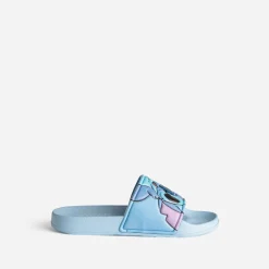 Stitch Sandales^Mule LILO & e embossée BLEU