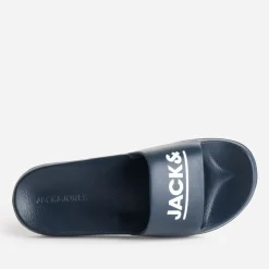 Jack & Jones Nu-Pieds/Sandales^Mule maxi logo MARINE
