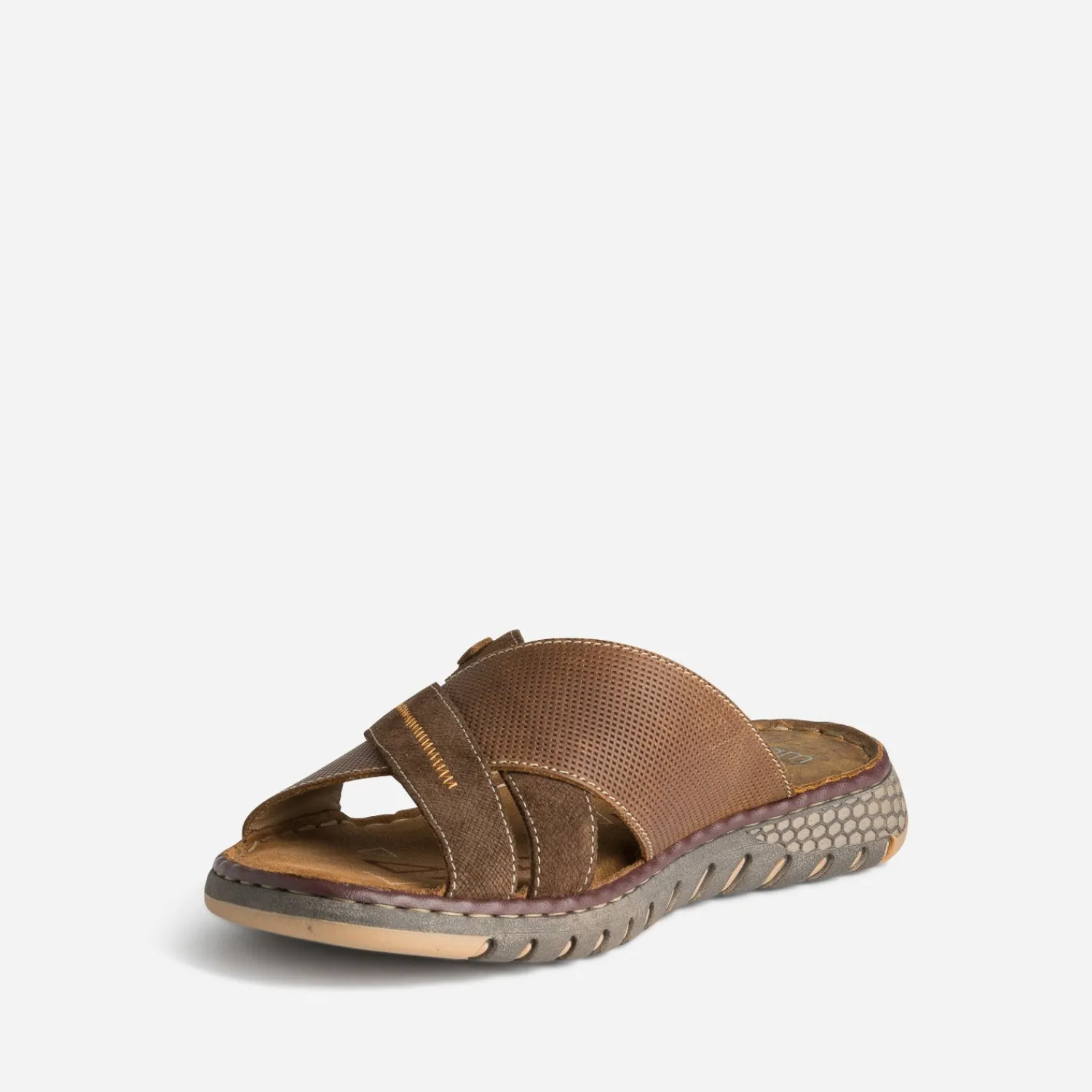 Eram Nu-Pieds/Sandales^Mule cuir MARRON