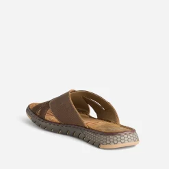 Eram Nu-Pieds/Sandales^Mule cuir MARRON