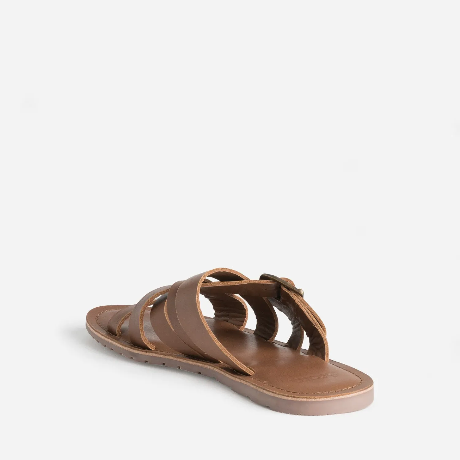 Eram Nu-Pieds/Sandales^Mule marron cuir éco-conçu COGNAC
