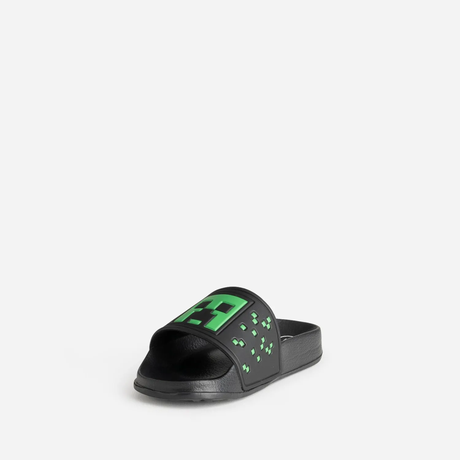 4723 Sandales^Mule MINECRAFT e et verte NOIR