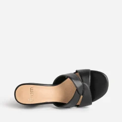 Eram Mules/Tongs|Sandales^Mule e à brides croisées NOIR