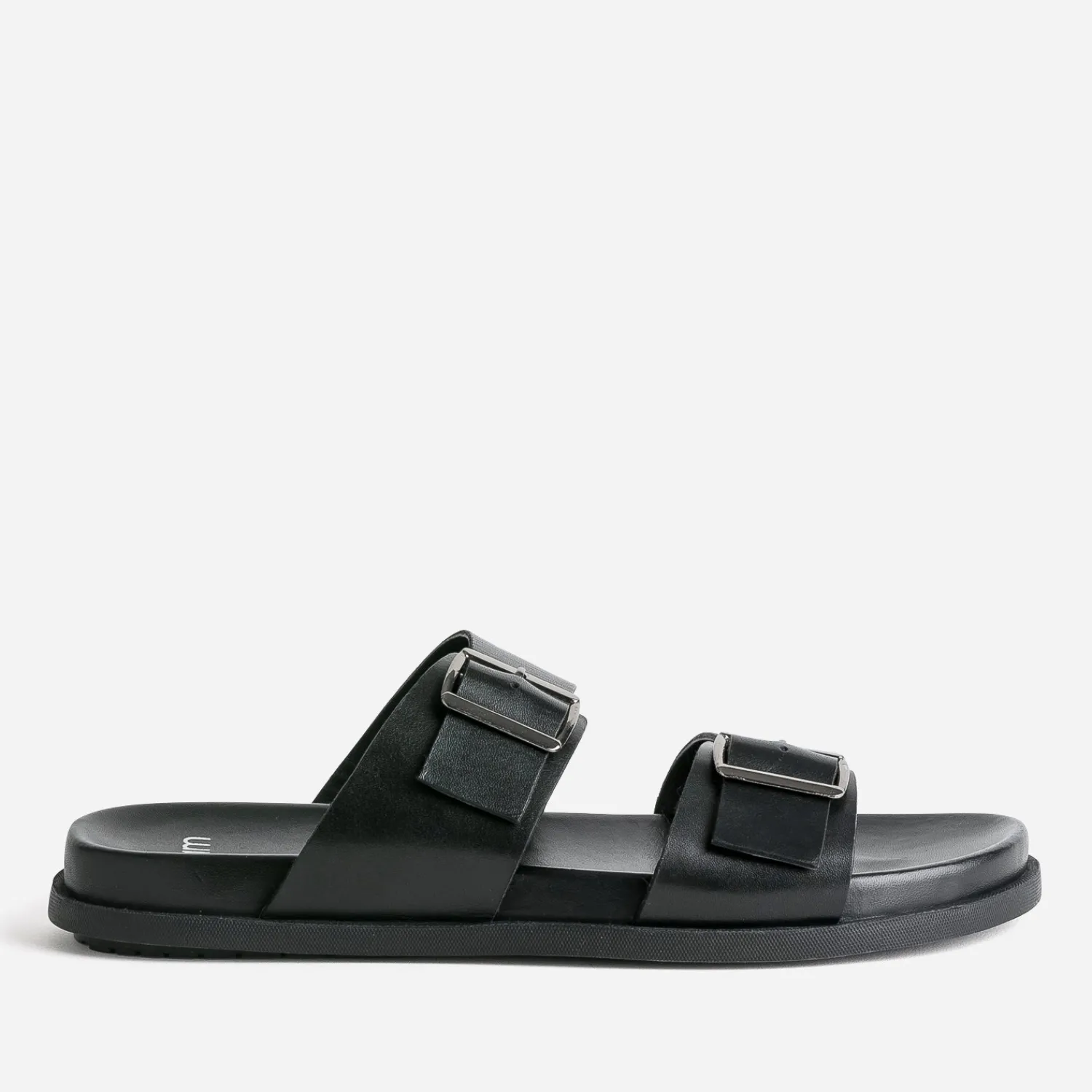 Eram Nu-Pieds/Sandales^Mule e en cuir NOIR