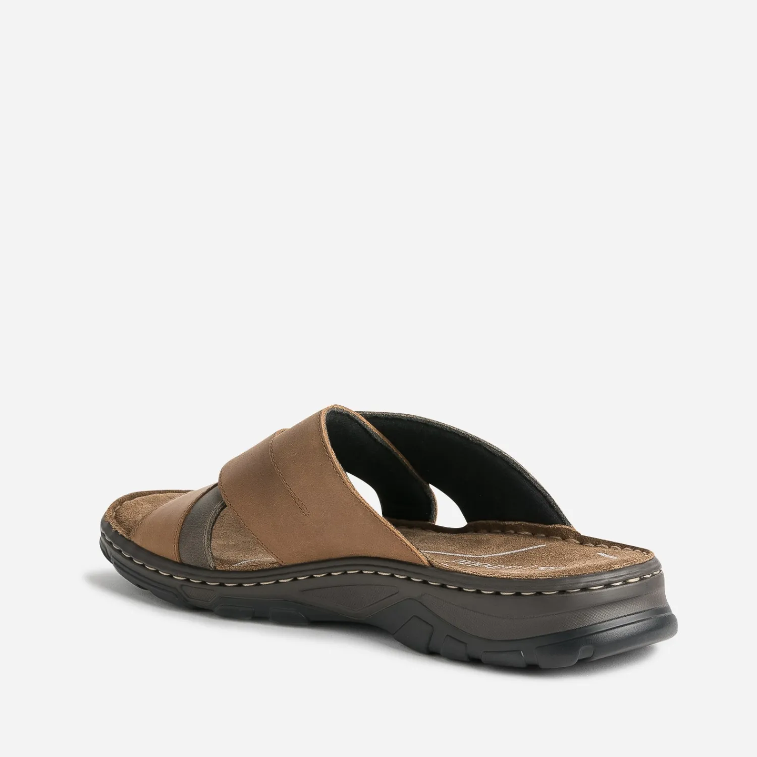 Tbs Nu-Pieds/Sandales^Mule marron en cuir COGNAC