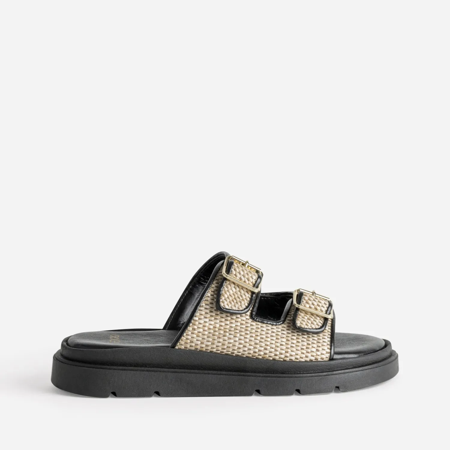 Eram Mules/Tongs|Sandales^Mule TEXTO effet raphia BEIGE