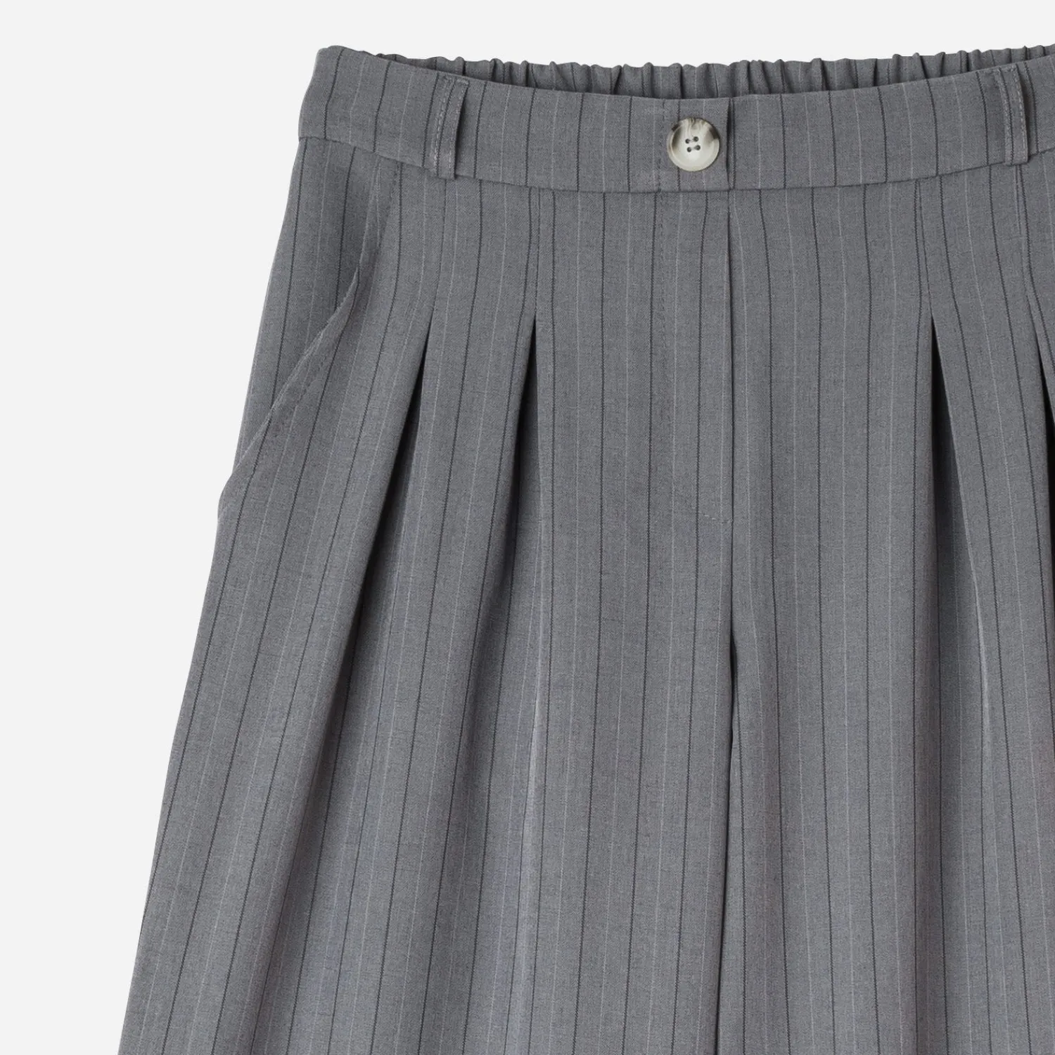Texto Pantalons & Jeans^Pantalon de tailleur rayures tennis GRIS