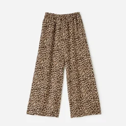 Texto Pantalons & Jeans^Pantalon fluide imprimé léopard MARRON
