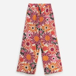 Texto Pantalons & Jeans^Pantalon imprimé psychédélique ORANGE