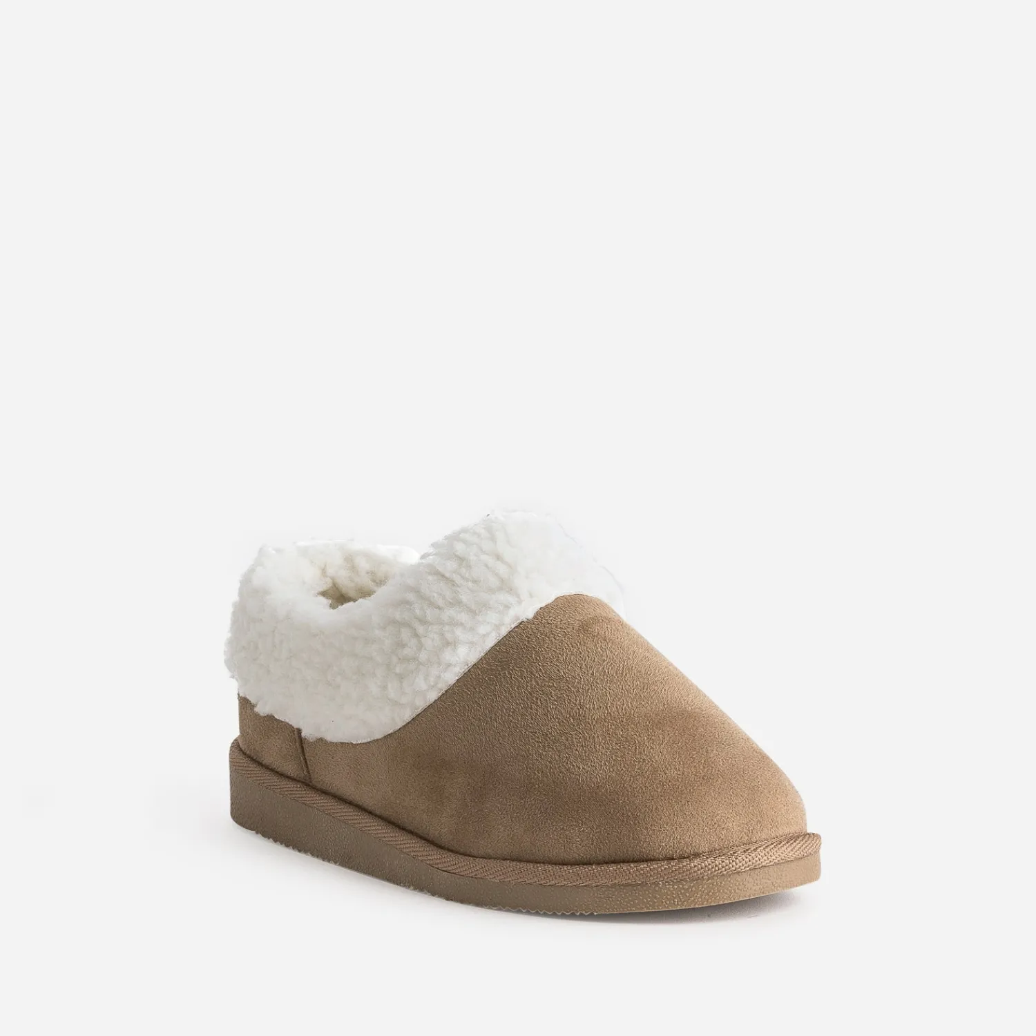 Eram Chaussons^Pantoufle fourrée CAMEL