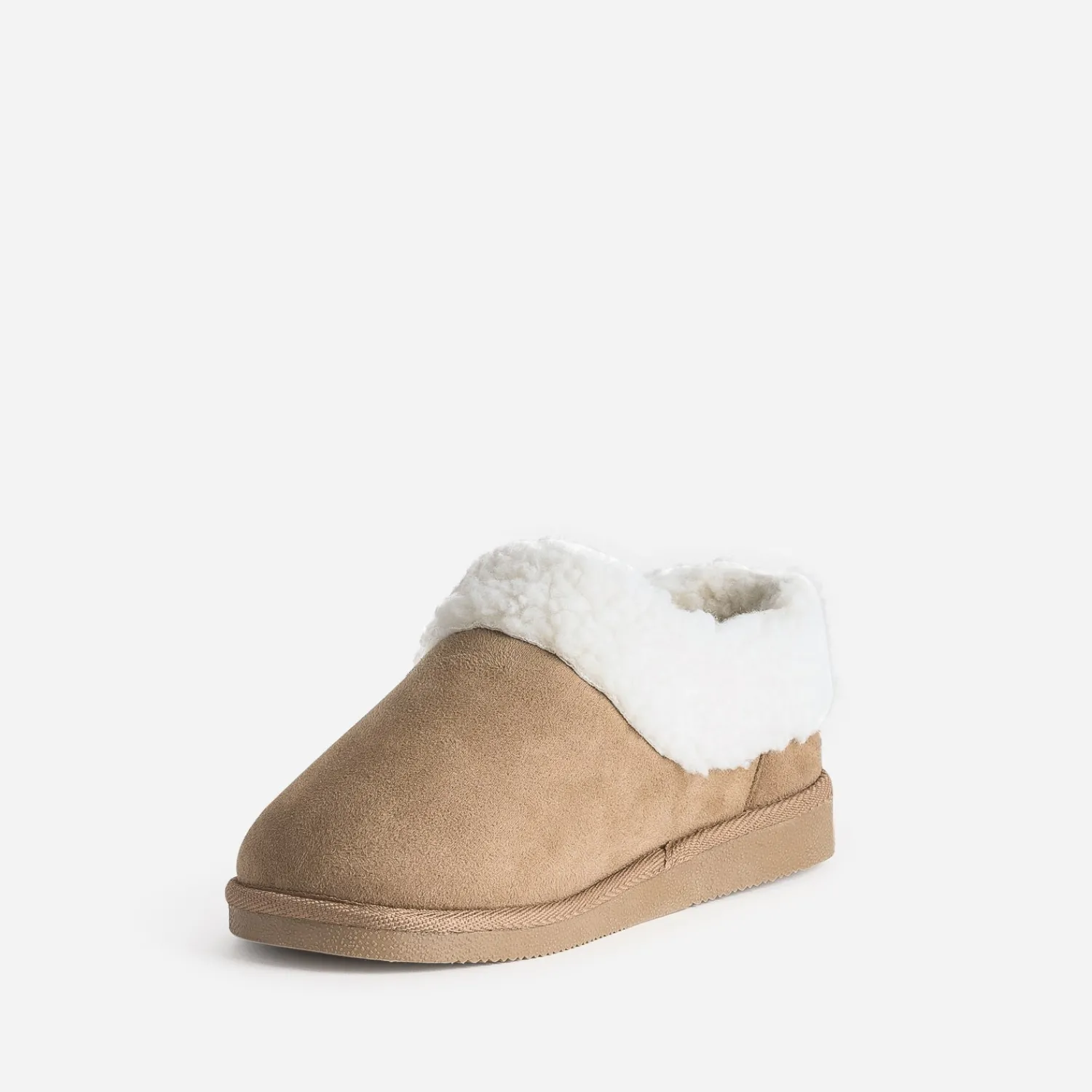 Eram Chaussons^Pantoufle fourrée CAMEL