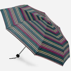 Eram Gants & Parapluie^Parapluie noir à rayures colorées MULTICOLORE