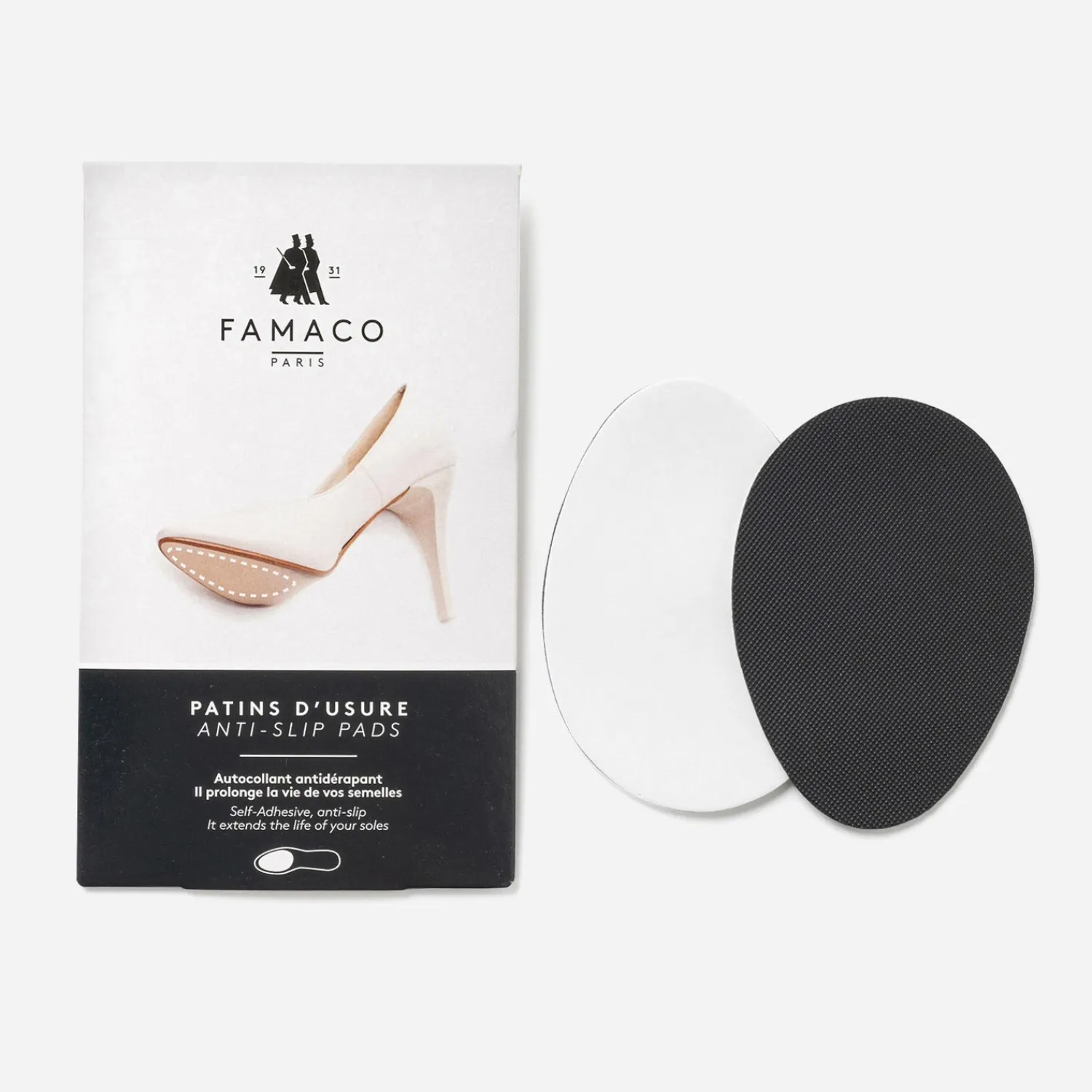 8442 Produits Entretien|Produits Entretien^Patins d'usures FAMACO noirs MARRON