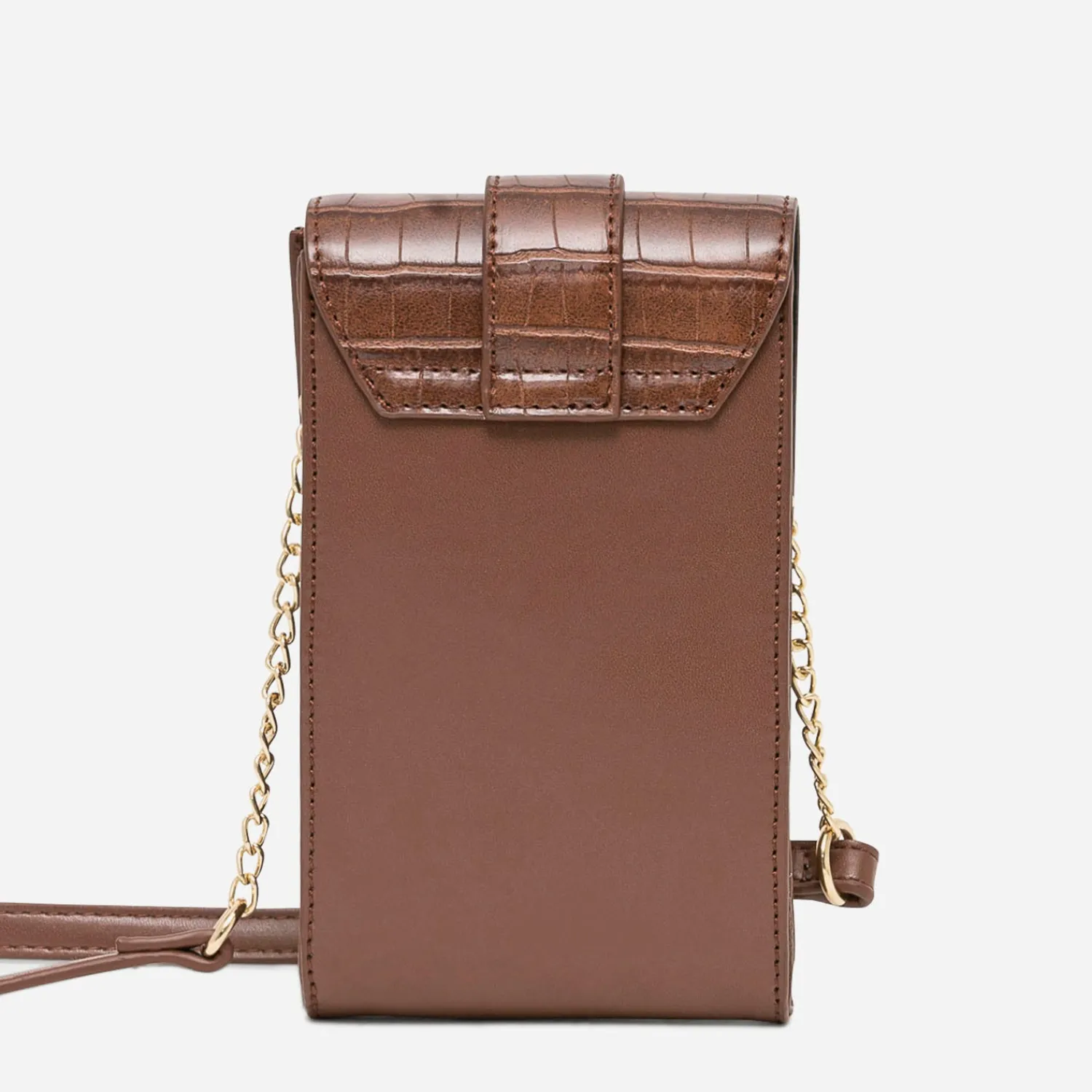 Eram Petite Maroquinerie|Sacs À Main^Pochette à téléphone avec embossage COGNAC