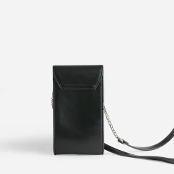 Eram Pochettes|Petite Maroquinerie^Pochette à téléphone e avec barrette métal NOIR