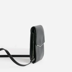 Eram Pochettes|Petite Maroquinerie^Pochette à téléphone e avec barrette métal NOIR