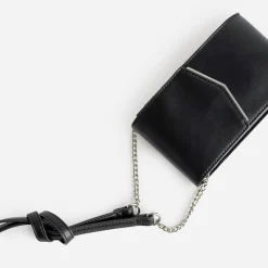 Eram Pochettes|Petite Maroquinerie^Pochette à téléphone e avec barrette métal NOIR