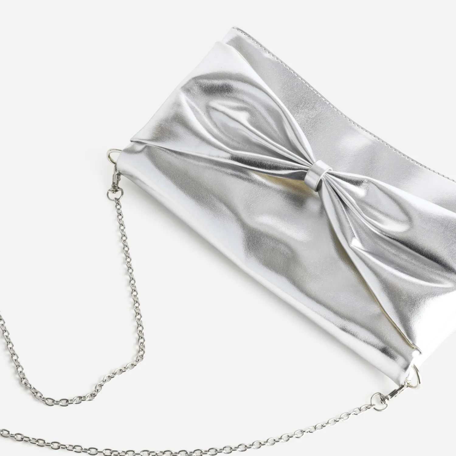 Eram Sacs À Main^Pochette ée maxi nœud ARGENT