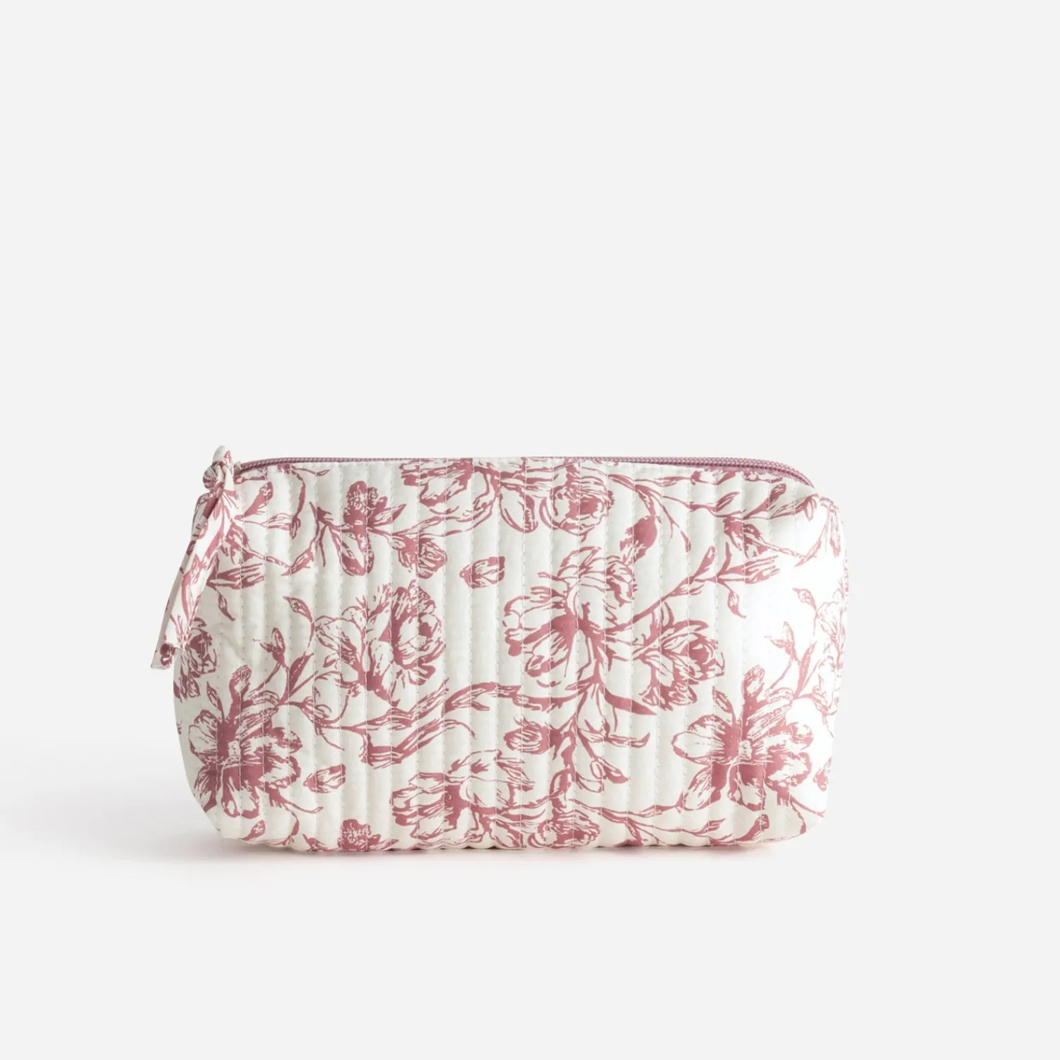 Eram Petite Maroquinerie^Pochette écrue motif fleurs s ROSE