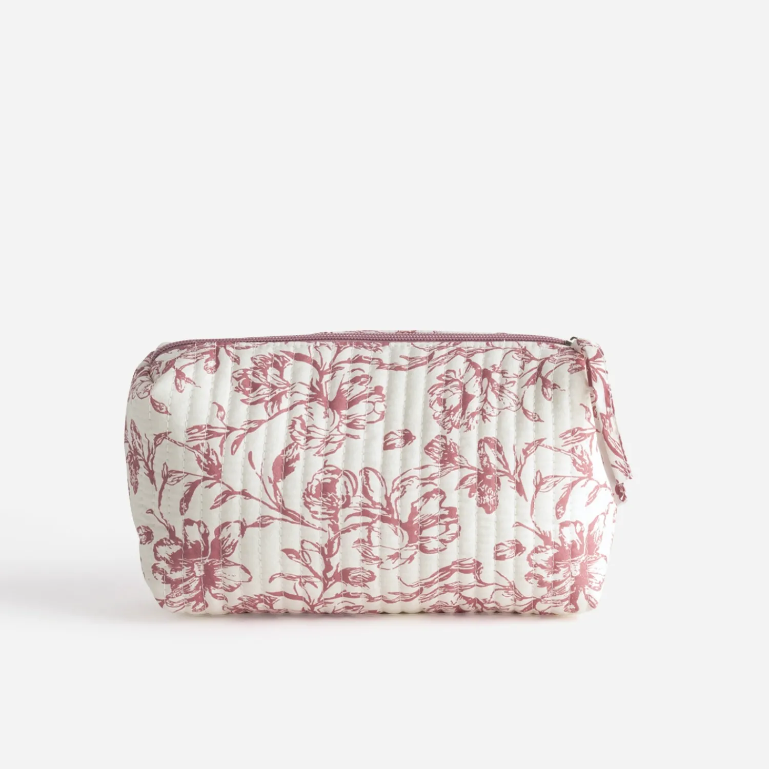 Eram Petite Maroquinerie^Pochette écrue motif fleurs s ROSE
