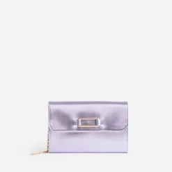 Eram Pochettes^Pochette lilas métallisée VIOLET