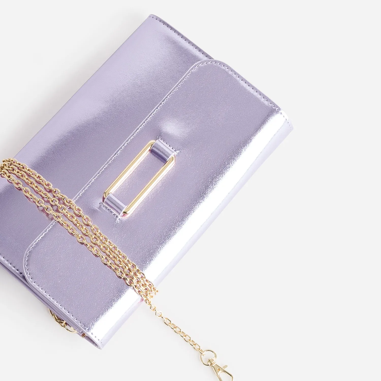Eram Pochettes^Pochette lilas métallisée VIOLET
