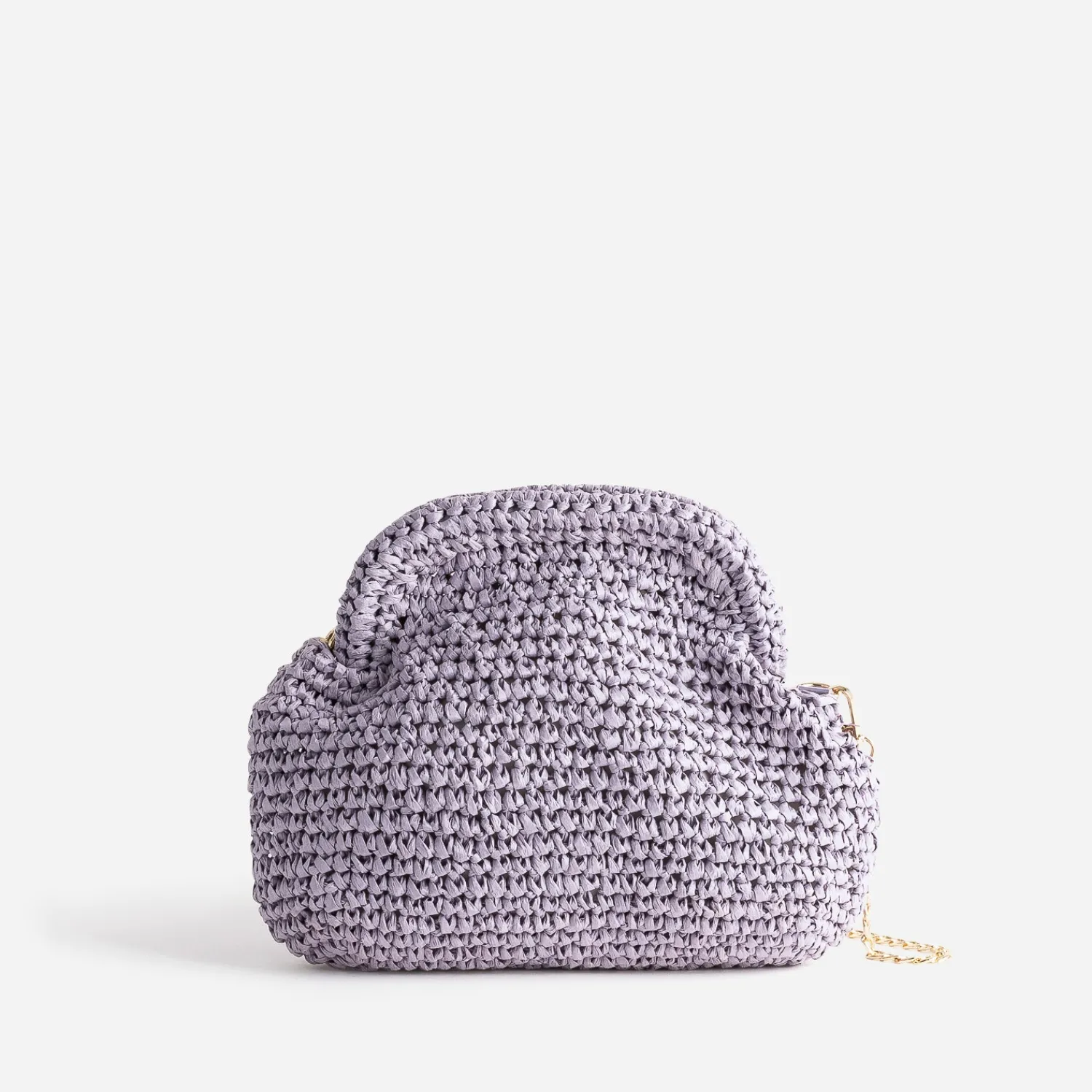 Eram Pochettes|Sacs À Main^Pochette minaudière lilas en paille papier VIOLET